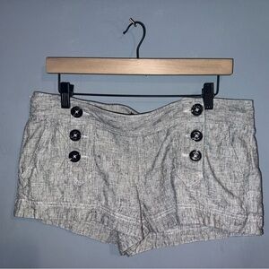 Express Black and White Textured Top